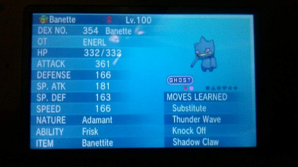 Closed Shiny Banette Gts Giveaway Oras Only Pokemon Amino