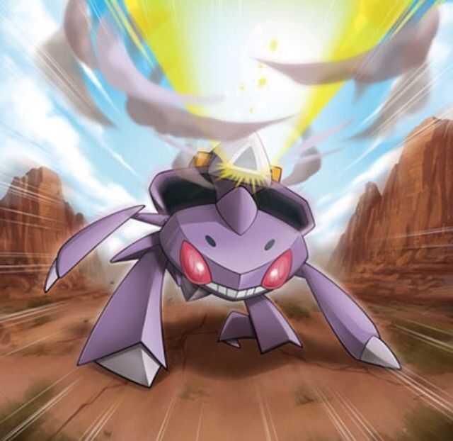 genesect in sun and