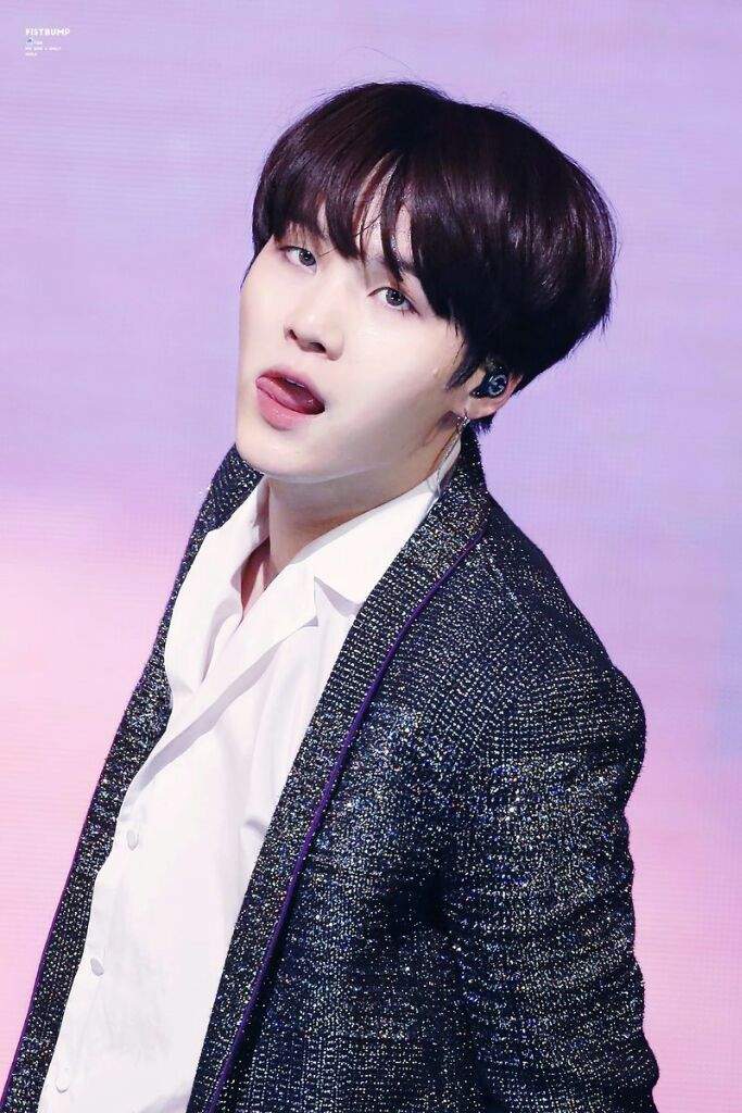 Suga's tongue technology 😜 | ARMY's Amino