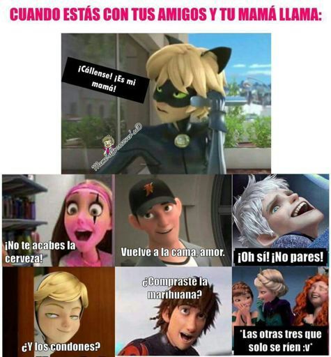 Cuendo te llama tu mama | •Miraculous Ladybug Español• Amino