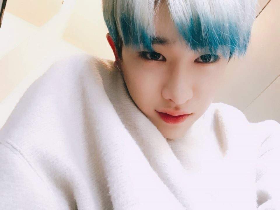 How to Achieve Wonho's White and Blue Hair - wide 2