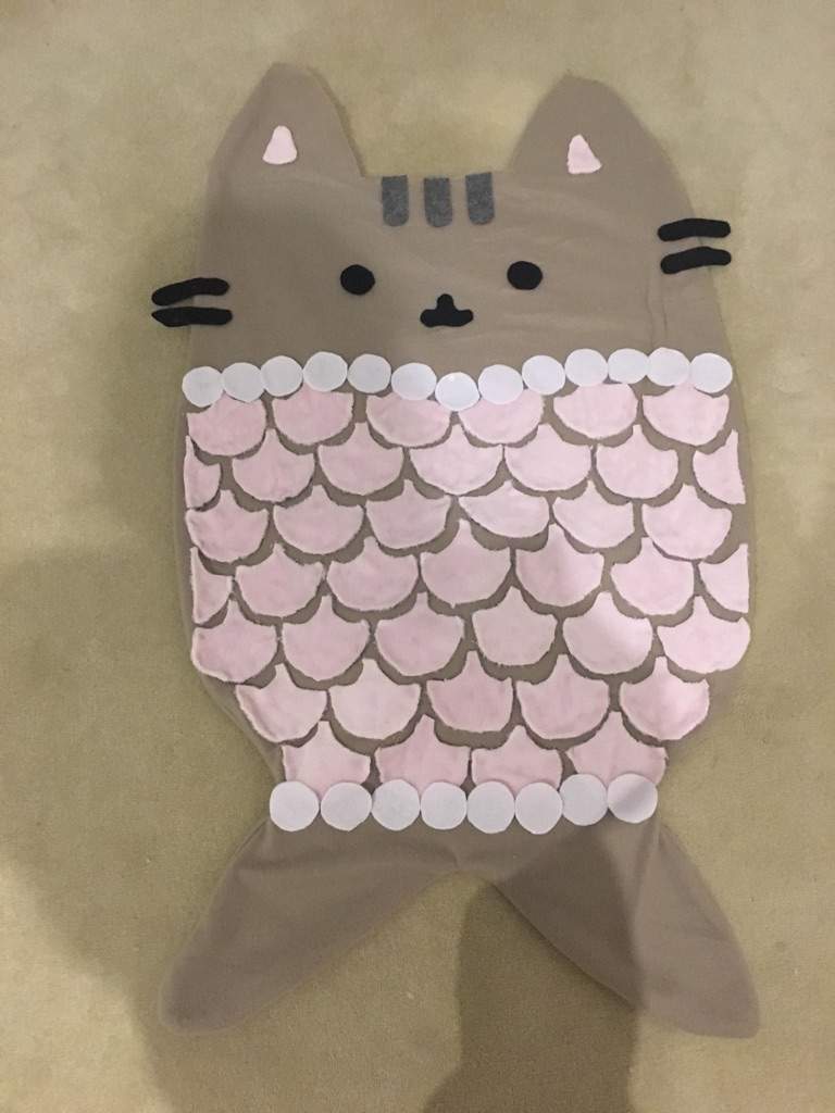 pusheen mermaid shirt