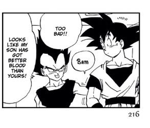 vegeta father's day