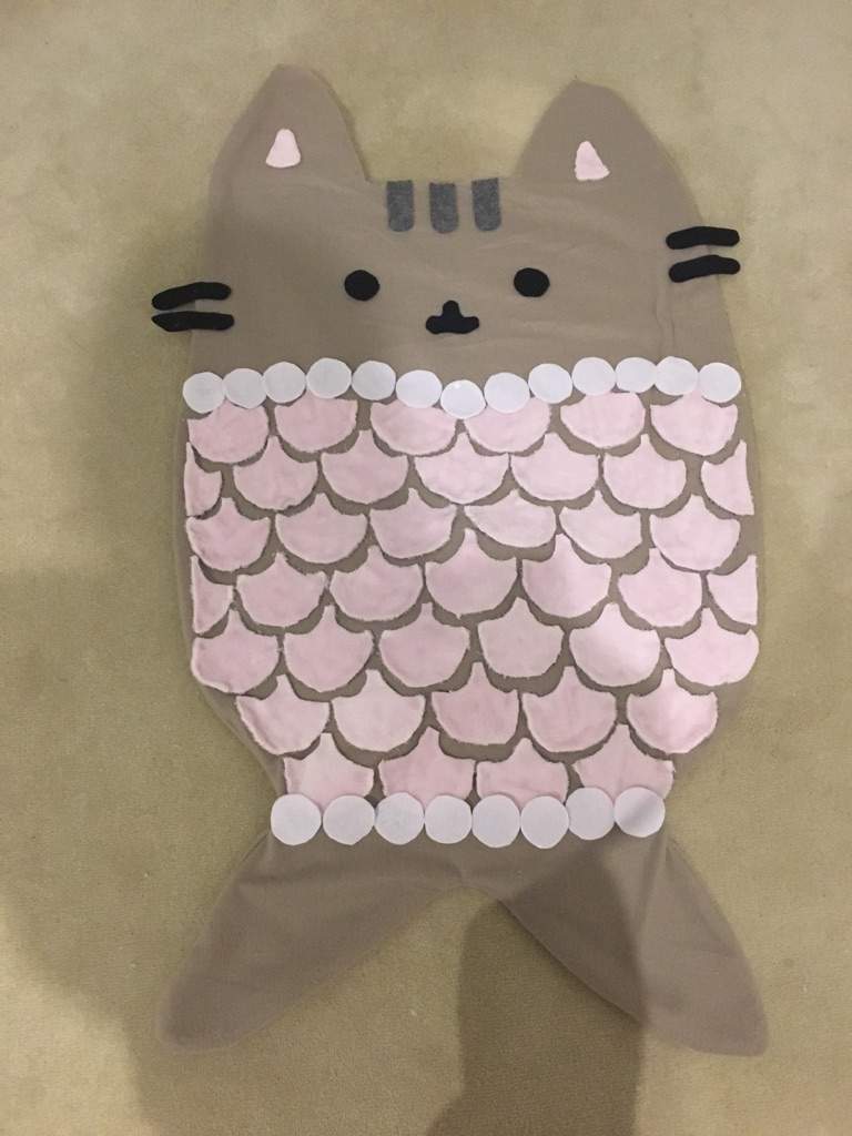 pusheen sloth blanket