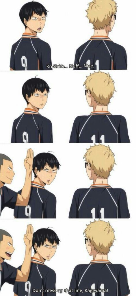 Kageyama x Tsukishima 😂 | Anime Amino