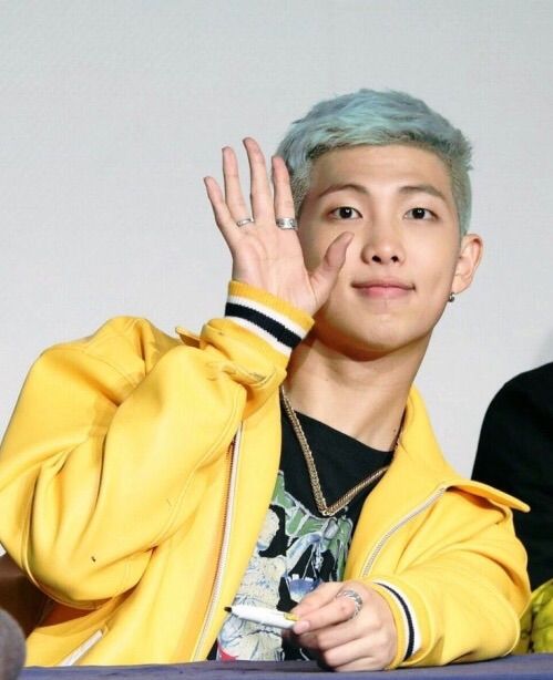 namjoon in yellow | ARMY's Amino