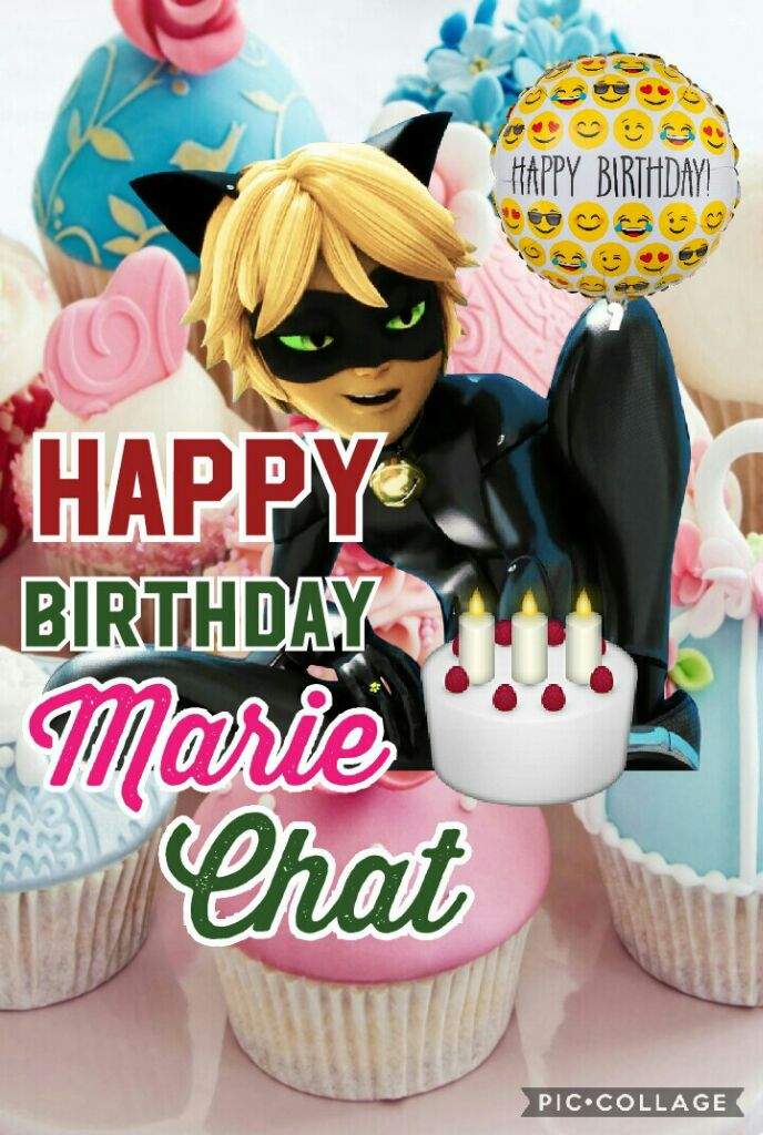 Happy Birthday Marie Chat Miraculous Amino