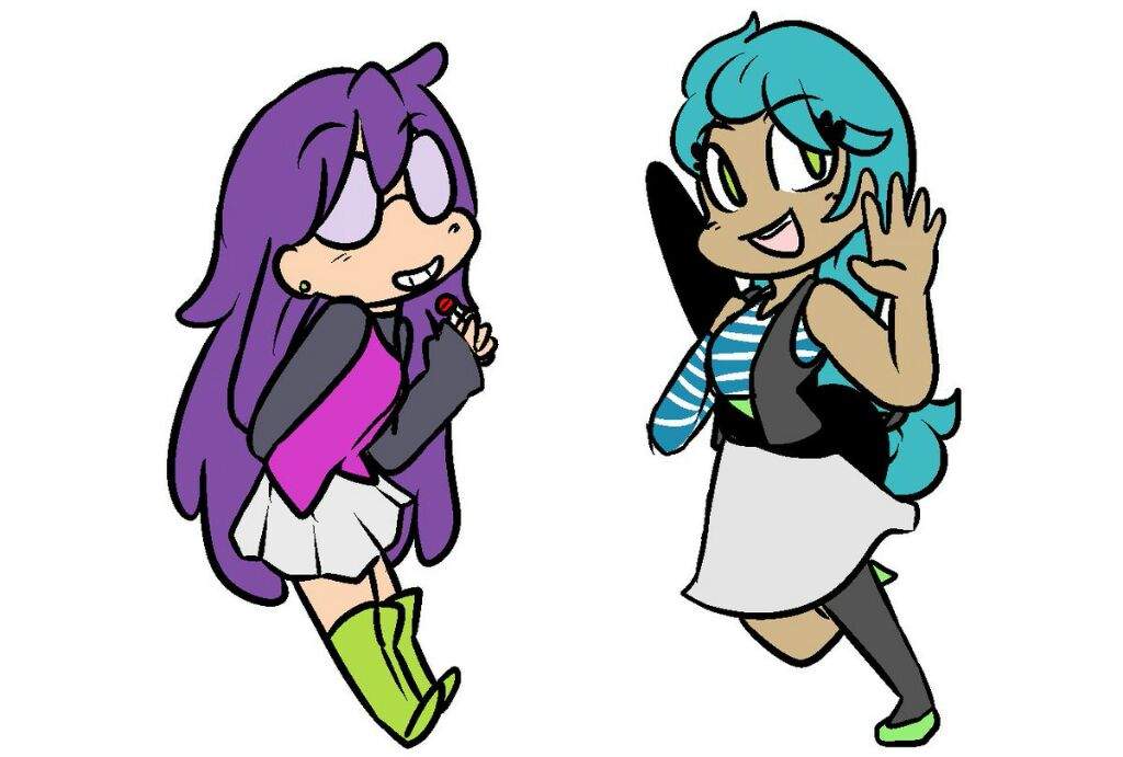 Bon y Bonnie version Mujeres | #FNAFHS Ships Amino