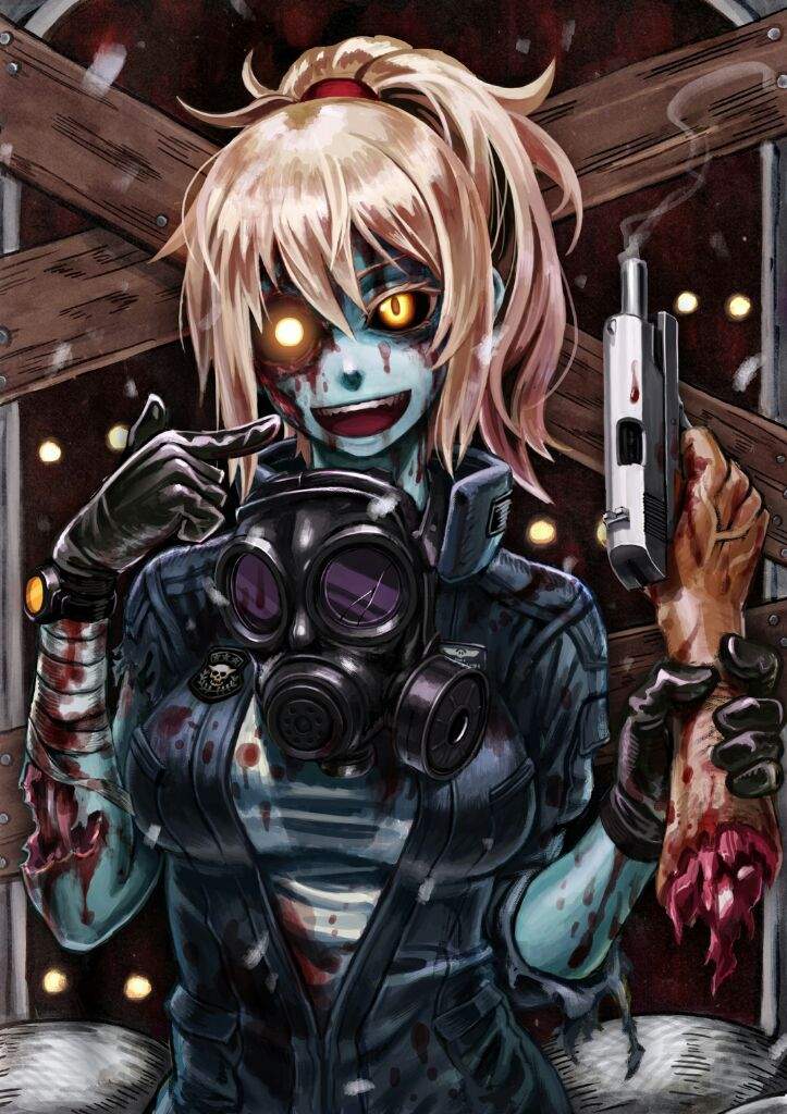 Zombie anime girl.