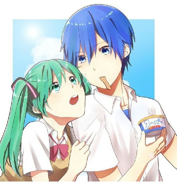 Vocaloid ships: the big 3:💎 Kaito & Miku 💎 | Anime Amino