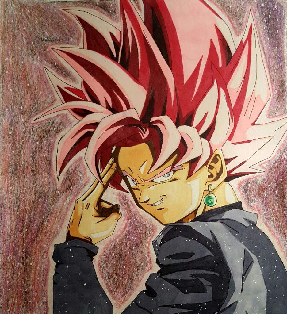 Goku Black drawing!!! DragonBallZ Amino