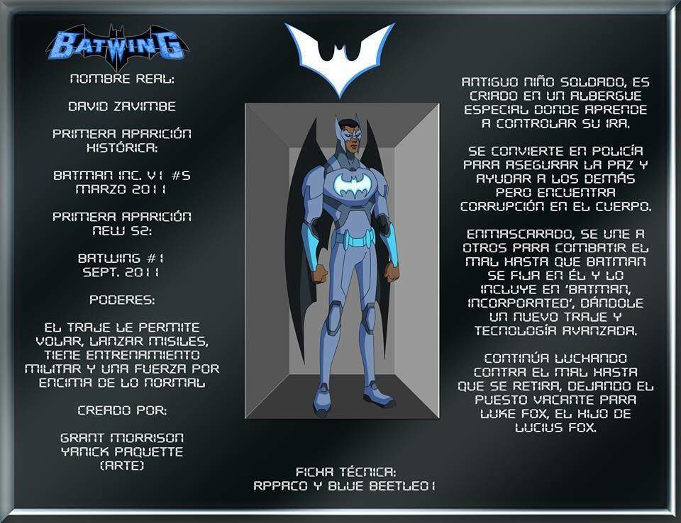 Ficha tecnica de dc 3 | •Cómics• Amino