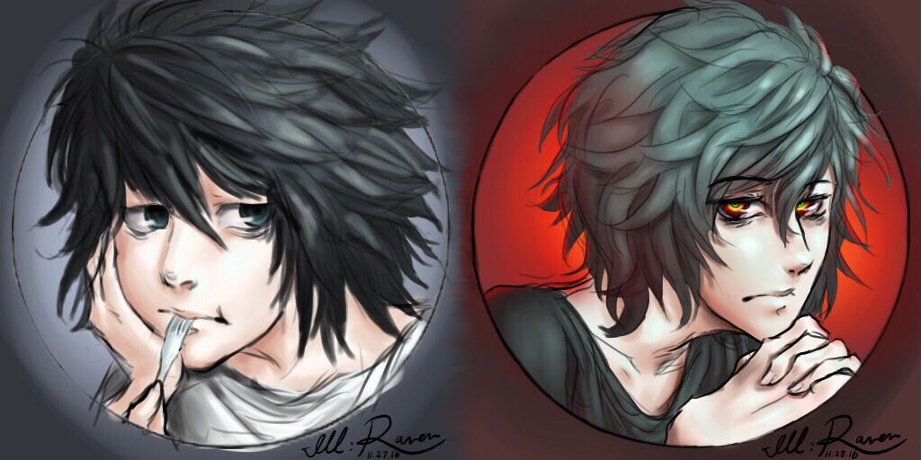 Matching L B Paintings Pfp Death Note Amino