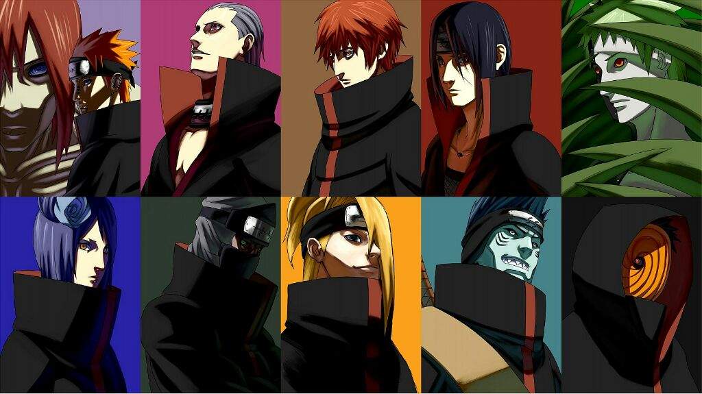 Naruto Shippuden Akatsuki Members