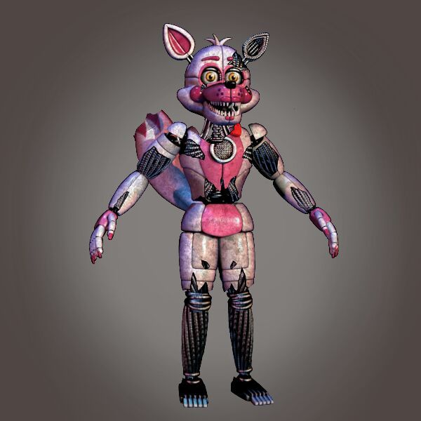 Withered Funtime Foxy. 