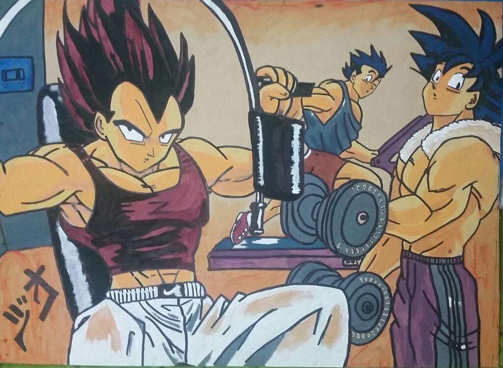vegeta gym