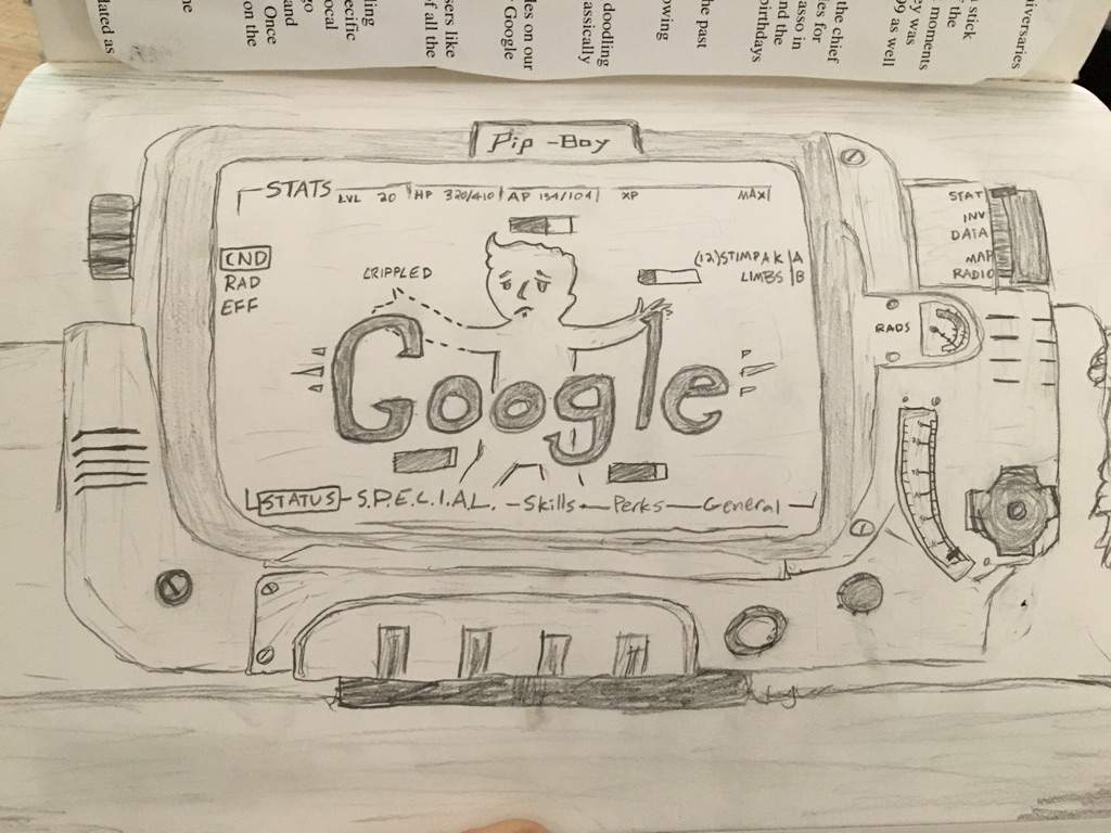 Pip Boy Google Doodle Fallout Amino