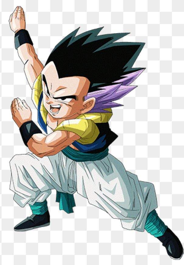 Me: Gotenks is a powerful fusion between Goten and Trunks but in the Hyperb...