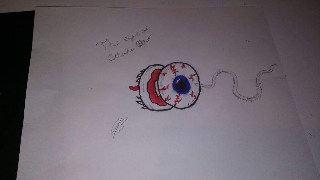 klart bunke del I got bored, so i drew the eye of cthulhu yoyo | Terrarian Amino