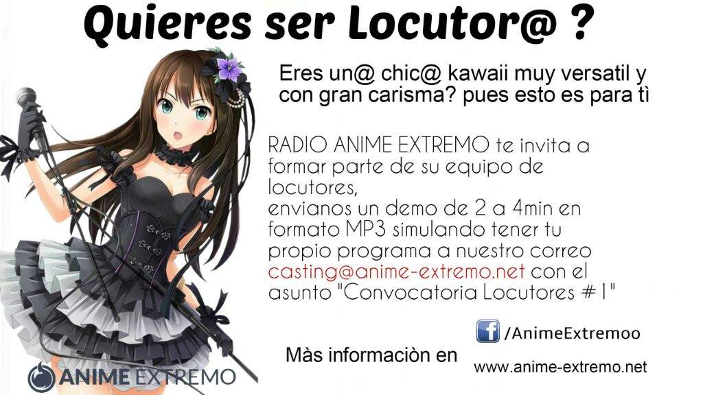 Buscamos Locutores | •Anime• Amino