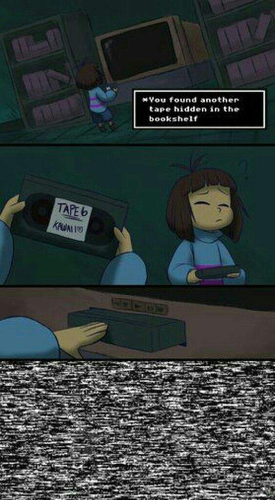 Frisk Found Tape 6 In True Lab Undertale Amino