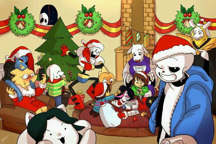 Another Christmas pic | Undertale Amino