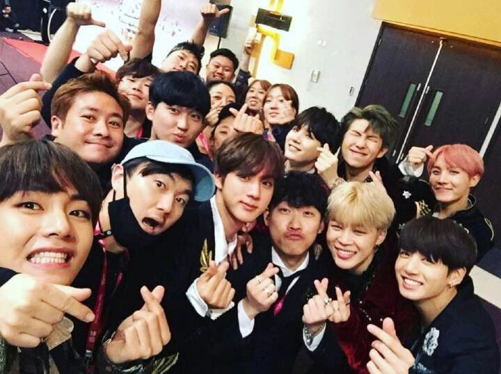 Bts With Staff Backstage Army S Amino
