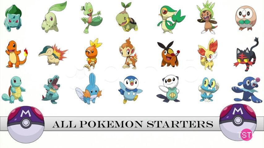 Pokemon starters | Pokémon Amino