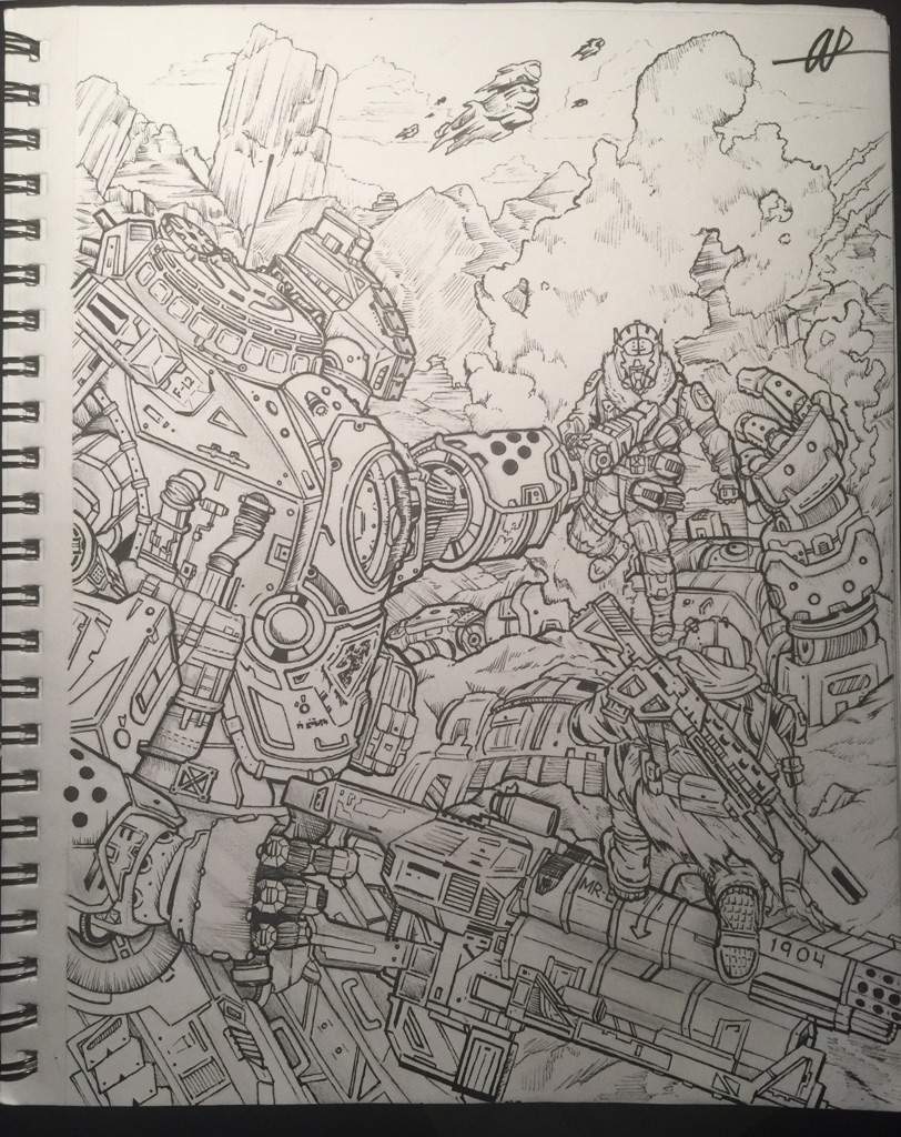 Titanfall Line Art Art Amino