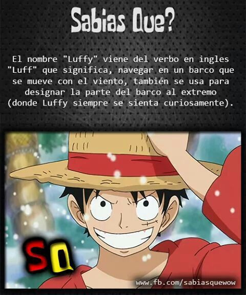 O que significa o nome Luffy em português?