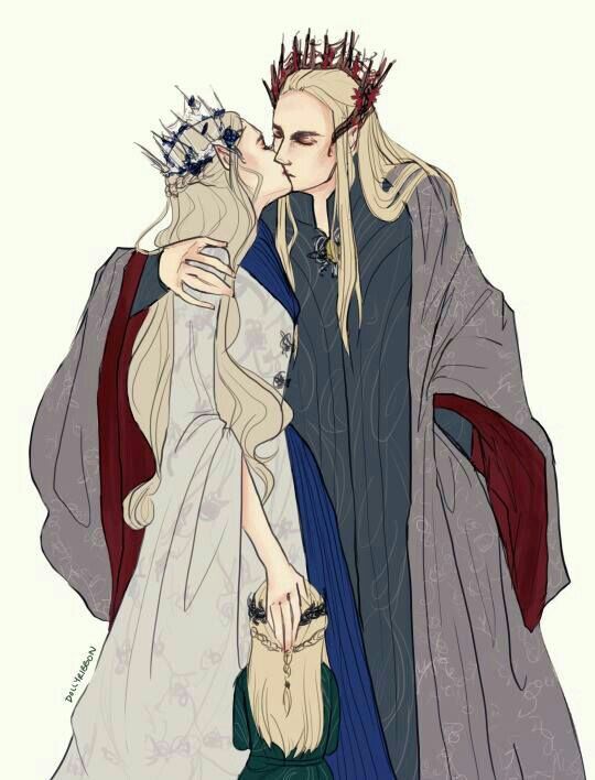 Thranduil and wife (la madre de legolas) | •Anime• Amino