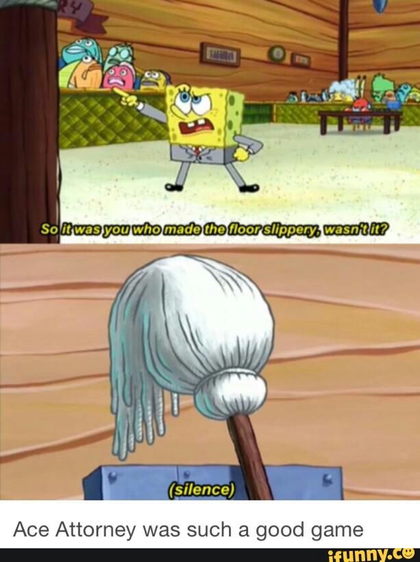 Spongebob Squarepants Ace Attorney Phoenix Wright Amino