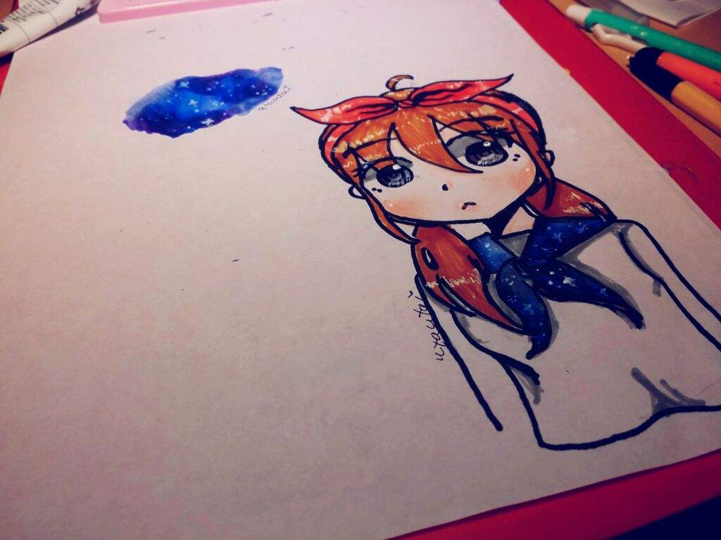 Tutorial How To Draw Galaxy With Ordinary Markers Anime Art Amino