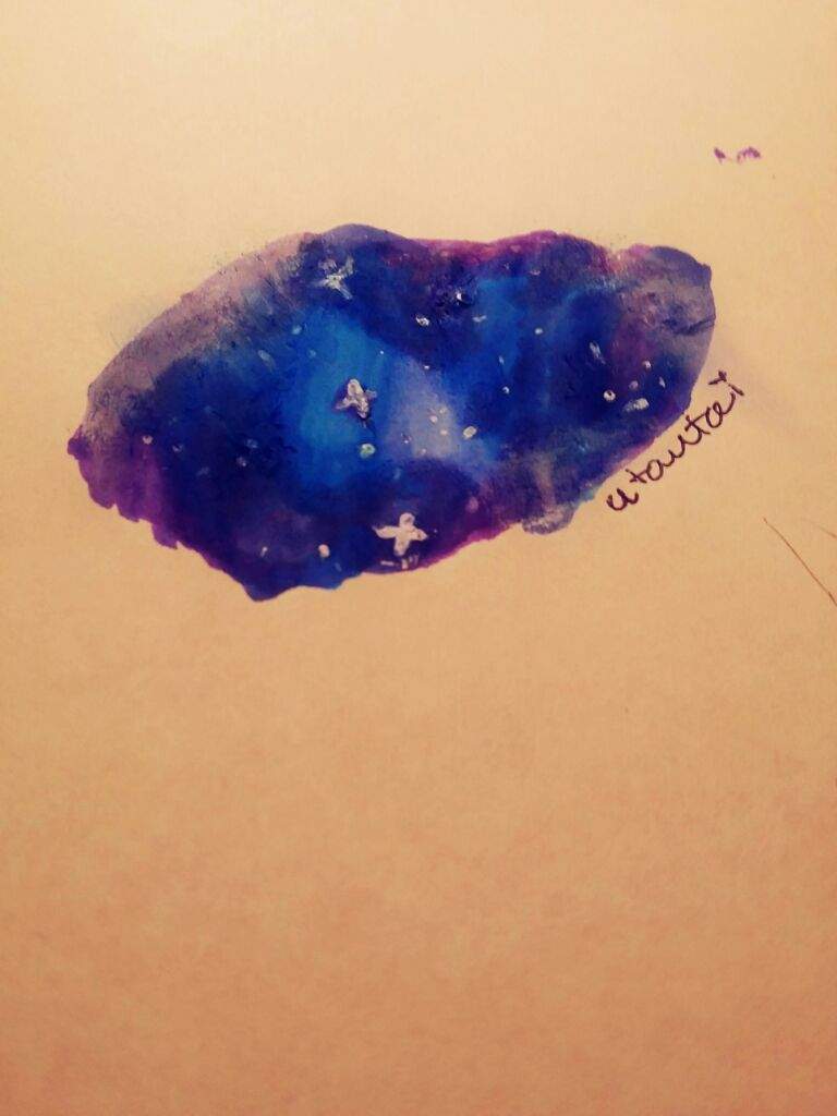 Tutorial How to draw galaxy (with ordinary markers) Anime Art Amino