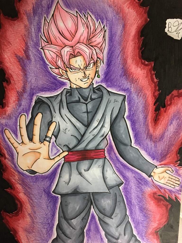 Rose Goku Black Drawing | Anime Amino