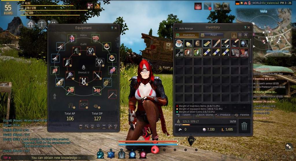 Inventory and bank space in BDO | MMO Amino
