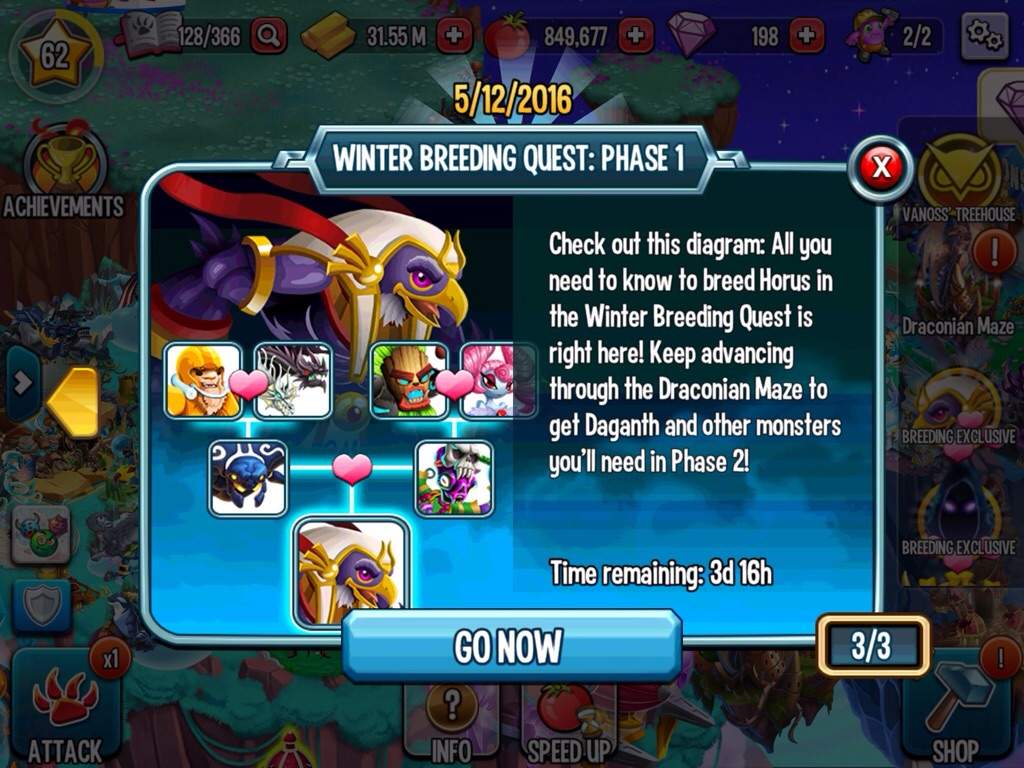 monster legends breeding event galante