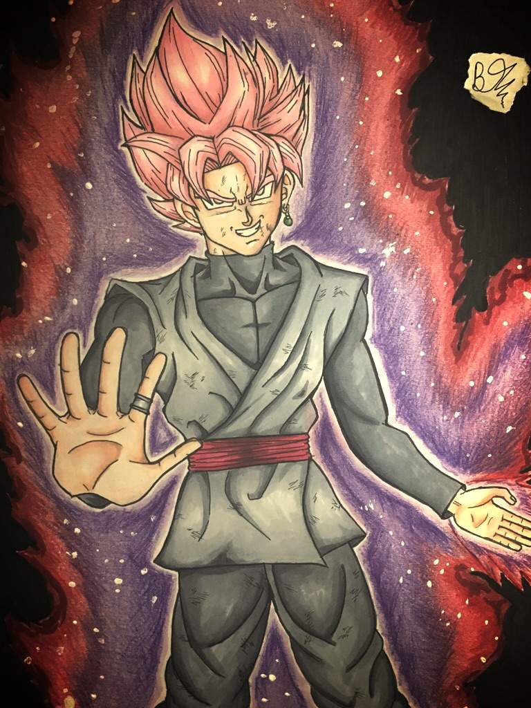 Rose Goku Black Drawing | Anime Amino