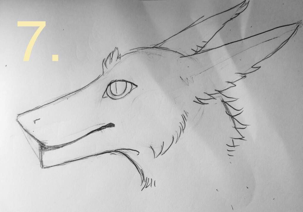 How you can draw a sergal head | Furry Amino