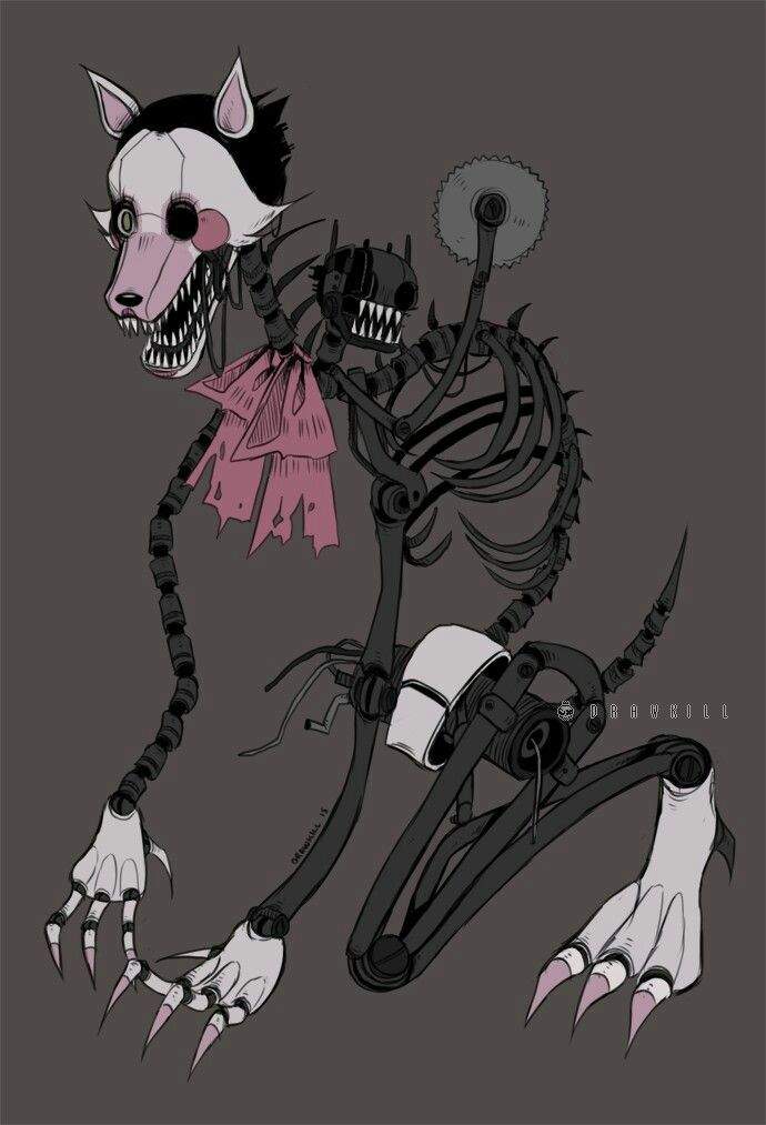 🌟como Dibujar A Drawkill Mangle🌟 Fnaf Amino Español Amino 7895