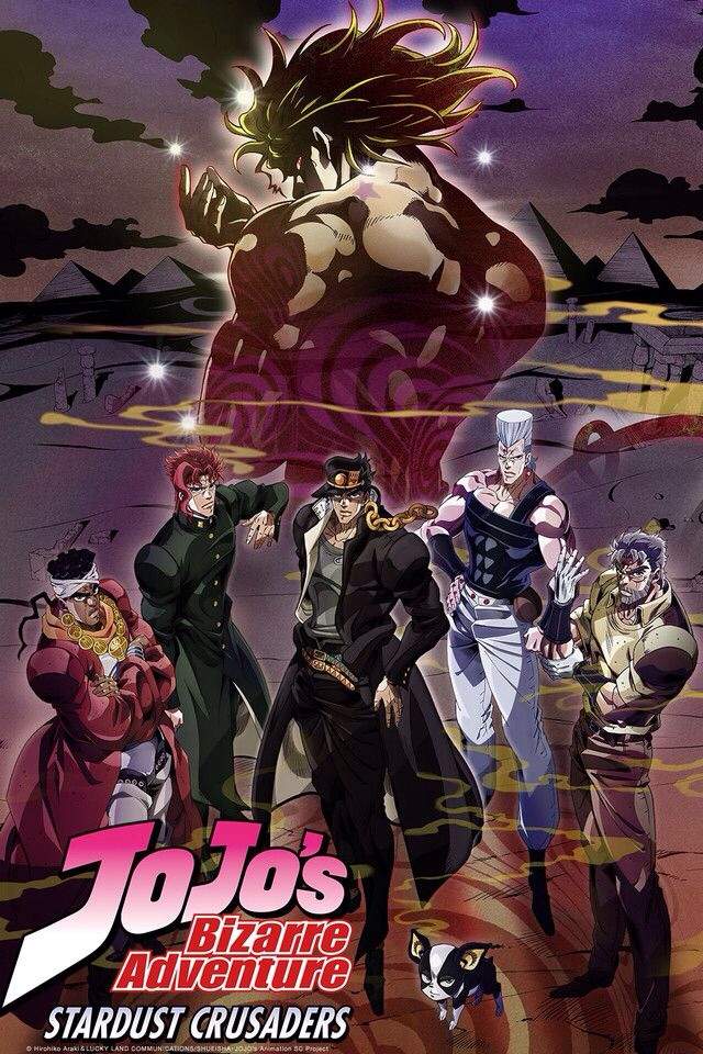 stardust crusaders ova vs david production animation stardust crusaders ova vs david production animation