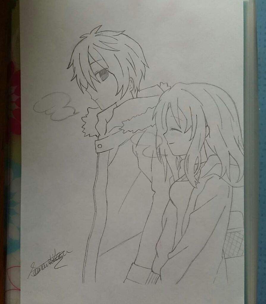 Cute Anime Couple Drawing | Anime Amino