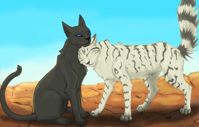 warrior cats leafpool and crowfeather mating