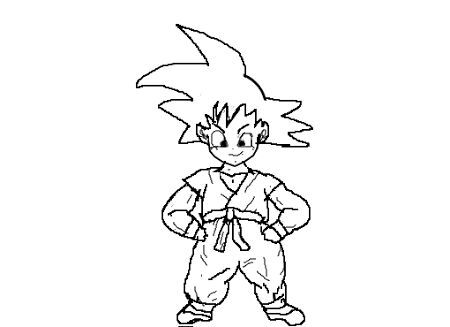 Desenho Goku  Academia de Artes Amino