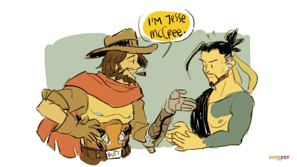 OverWatch Mcree and Hanzo Comic | The Overwatch Club Amino