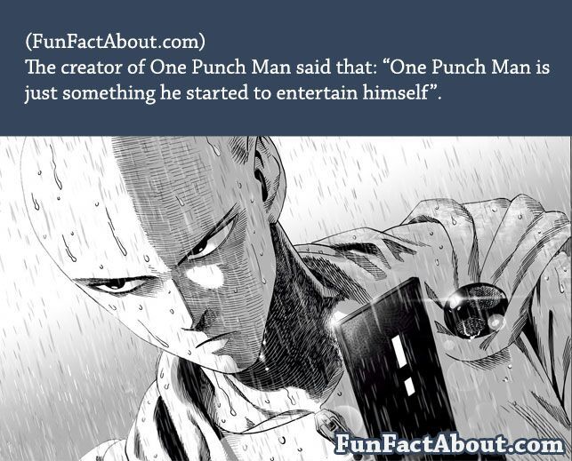 One The Creator Of Onepunchman One Punch Amino