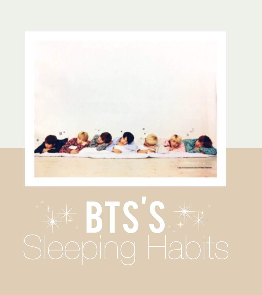 💤BTS's Sleeping Habits💤 KPop Amino