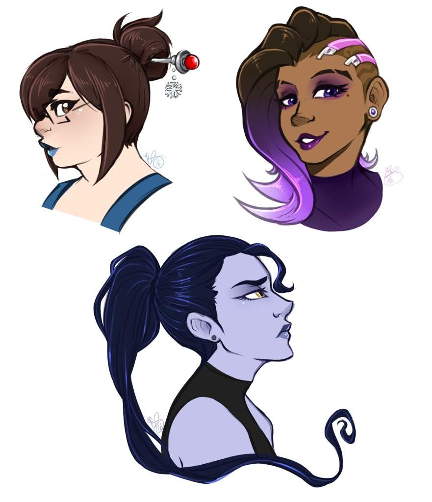 Mei, Sombra, and Widow | Overwatch Amino