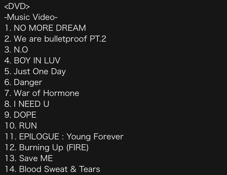 Bts All Songs List In Order
