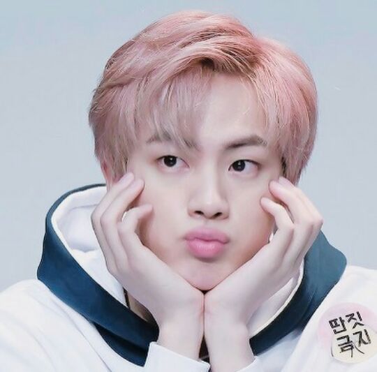 Kim SeokJin // Cabelo Rosa | •Kpop• Amino